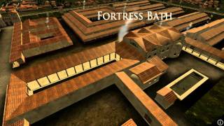 Animation of ancient Roman Fort in Caerleon Wales [upl. by Khosrow]