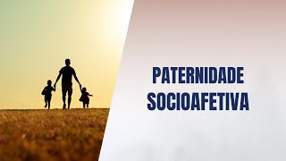 Paternidade socioafetiva [upl. by Dowling515]