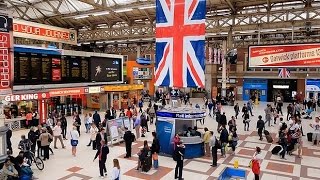 A Walk Through The London Victoria Station London England [upl. by Iolande532]