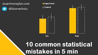 Ten Statistical Mistakes in 5 Min [upl. by Kenta]