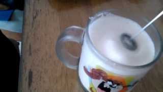 Aerolatte Review Frothing Cold Milk In Under 1 Minute [upl. by Marthena686]